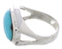Sterling Silver Turquoise Southwest Jewelry Ring Size 5-1/4 TX39778